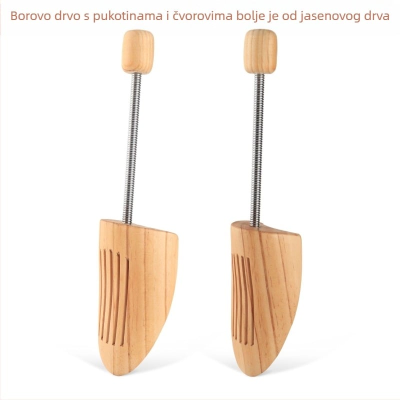 Podesivi rasteznik za cipele za širenje cipela, izrađen od drveta i plastike, pogodan za visoke pete i ravne cipele, univerzalni jednostavni plastični rasteznik za cipele za širenje prstiju