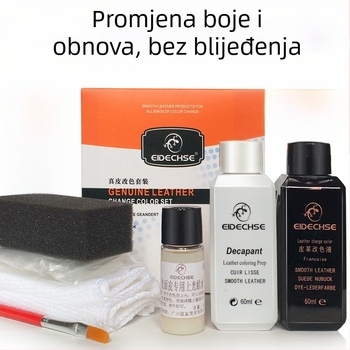 EIDECHSE Set za promjenu boje, kožna torba za sofu, odjeća, jakna, cipele, dodatak za promjenu boje, obnovljena boja