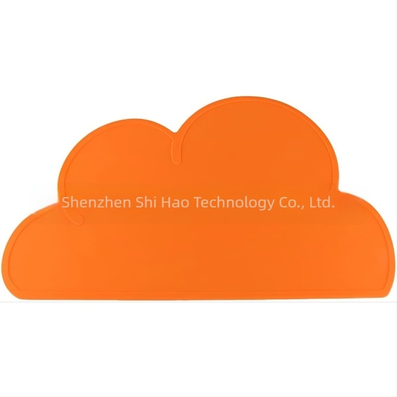 Zadebljani dječji podmetač za place, silikonski oblak, toplinska izolacijska podloga, kreativna podloga za kućne ljubimce, protuklizna podloga za curenje, prostirka za stol protiv opeklina