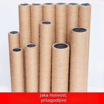 Okvir za penjanje od konoplje, stup za mačke, stup od jute, sisala, zamjenski stup za mačke, hvataljka za mačke, samostalno izrađeni nebeski stup, DIY eksplozije