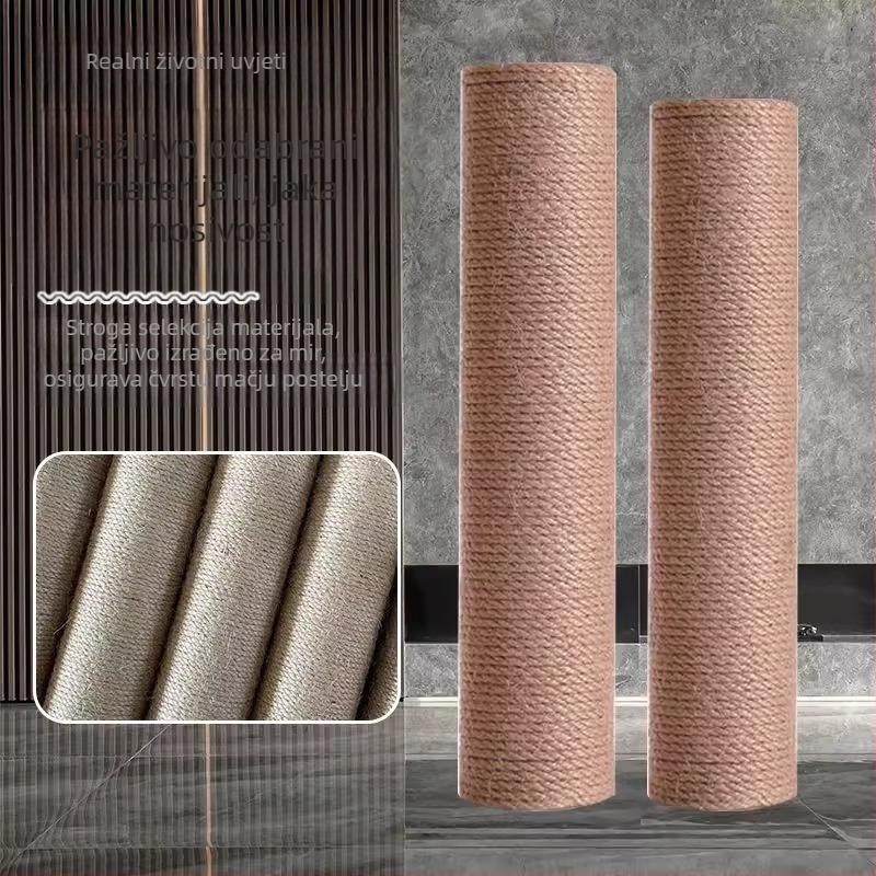 Okvir za penjanje od konoplje, stup za mačke, stup od jute, sisala, zamjenski stup za mačke, hvataljka za mačke, samostalno izrađeni nebeski stup, DIY eksplozije