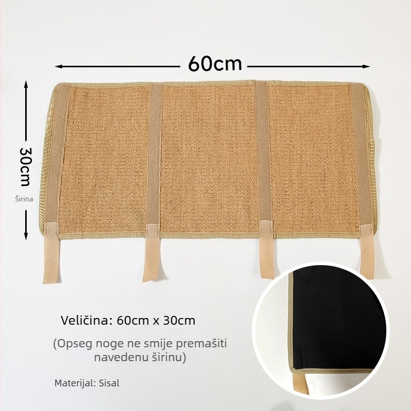 Noga za stolić za mačke, podloga za grebanje mačaka od sisala, otporna na habanje, zaštita od krhotina, stol i stolica, artefakti za brušenje kandži, pribor za mačke