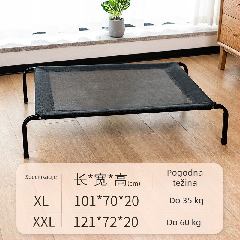 Kamp krevet za kućne ljubimce za pse i mačke Four Seasons univerzalni ljetni prozračni, hladni, otporni na vlagu, uklonjivi i perivi, podni krevet za srednje i male pse