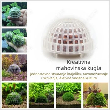 Veleprodaja prozirnih sudopera vodena kugla mahovina kugla mahovina ukrasne kozice Kuća izbjegava uzgoj koji sadrži mineralnu kuglu