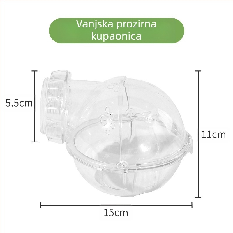 Hrčak Kupaonska Kada Pijesak za Kupanje Umivaonik WC Dvojna Namjena Zlatni Medvjed Pijesak za Kupanje Pijesak za Urin Protiv Prskanja Vanjski Pribor