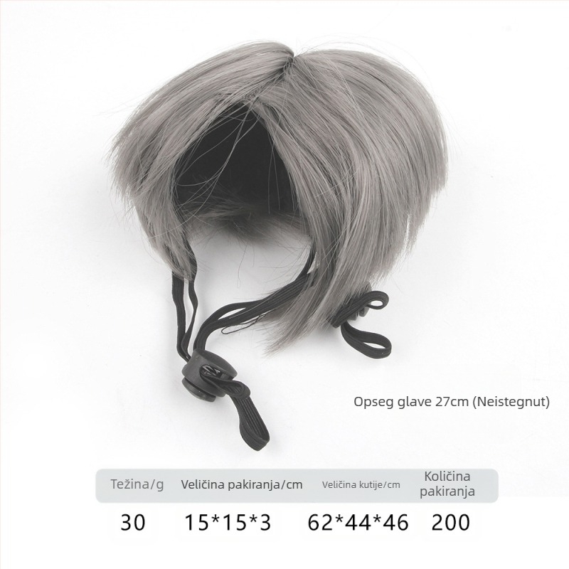 Kućni ljubimci, perika, pokrivalo za glavu, pas, mačka, uredne šiške, eksplozivna glava, medvjeđa haljina, smiješni blagdanski pribor