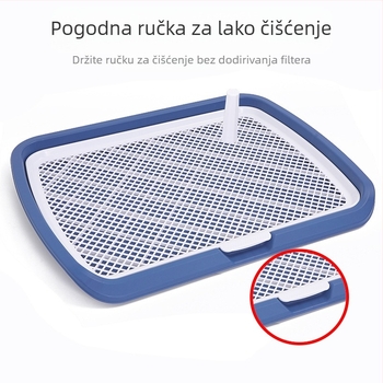 Predimenzionirani WC za pse, ravni WC za pse, protiv prskanja, odvojivi WC za kućne ljubimce, jednostavan za čišćenje, veleprodaja