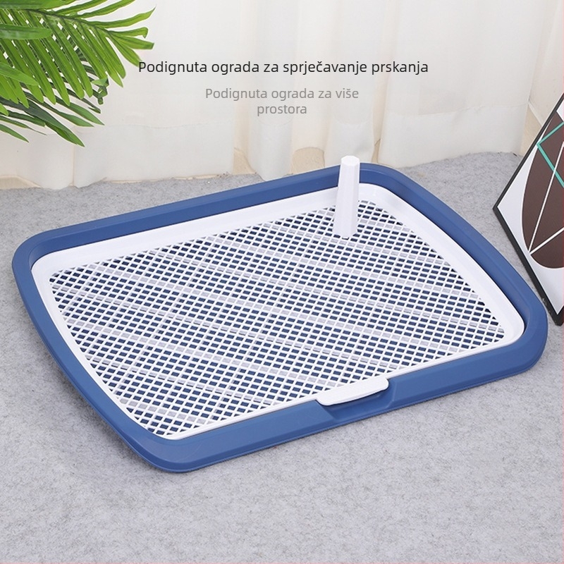 Predimenzionirani WC za pse, ravni WC za pse, protiv prskanja, odvojivi WC za kućne ljubimce, jednostavan za čišćenje, veleprodaja