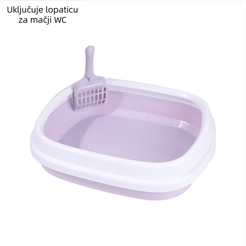 Velika kutija za mačji pijesak, predimenzionirana, potpuno poluzatvorena mačja WC, ekstra velika kutija za mačji pijesak protiv prskanja, pribor za kućne ljubimce za mačke