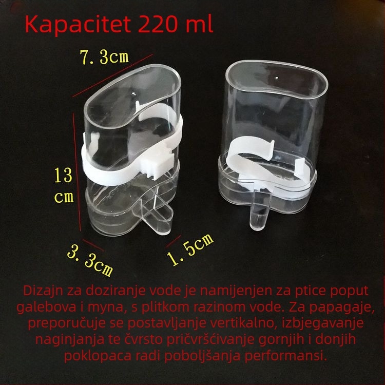 myna myna papiga od tigraste kože s automatskim dozatorom vode hranilica za vodu hranilica za ptice golubovi pribor za ptice prozirna