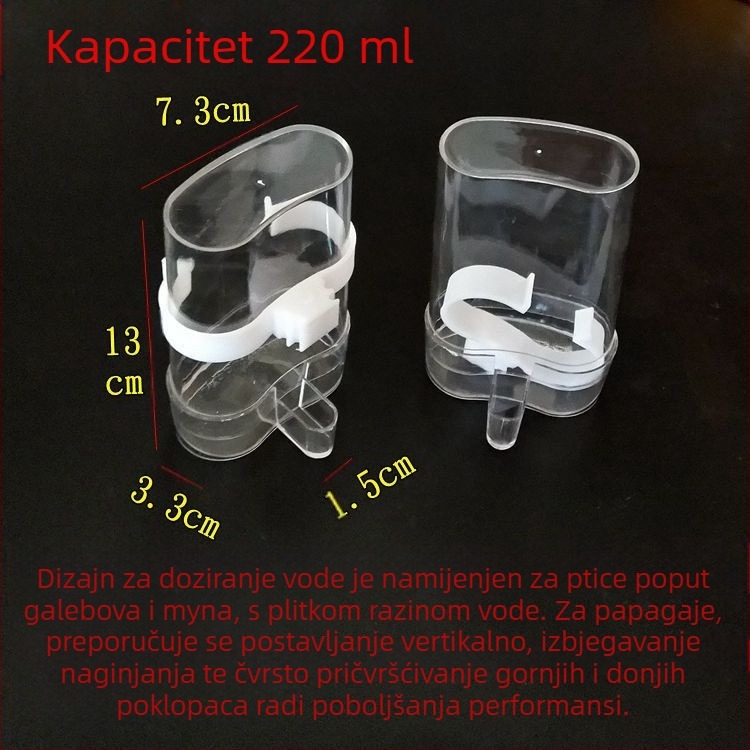 myna myna papiga od tigraste kože s automatskim dozatorom vode hranilica za vodu hranilica za ptice golubovi pribor za ptice prozirna