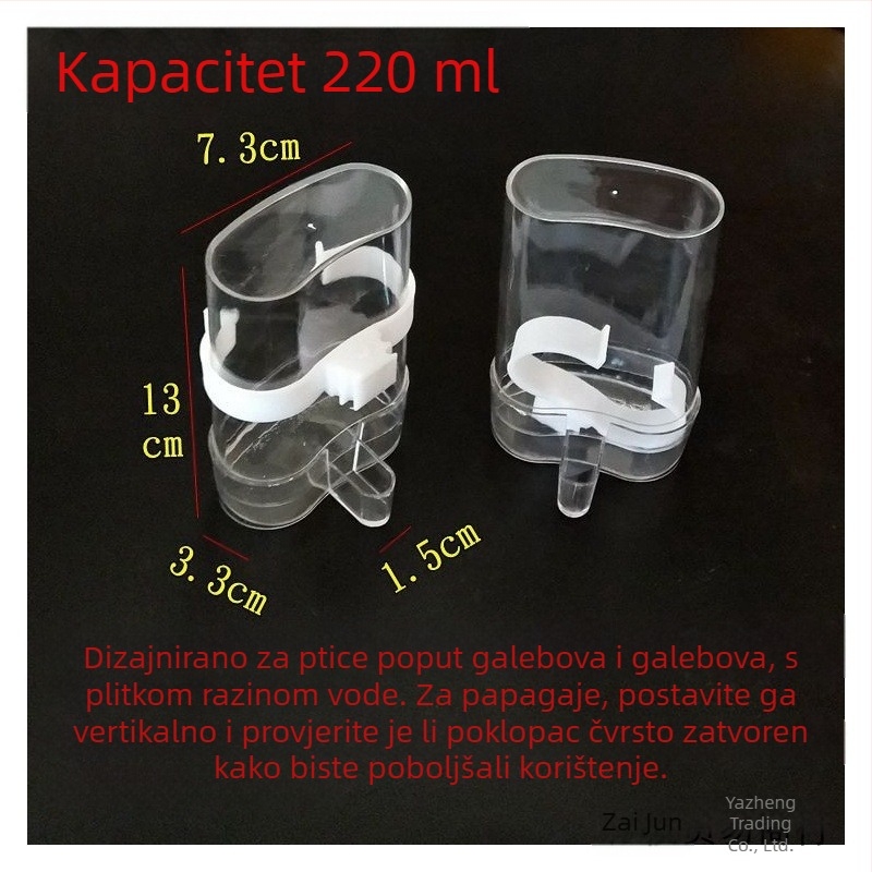 myna myna papiga od tigraste kože s automatskim dozatorom vode hranilica za vodu hranilica za ptice golubovi pribor za ptice prozirna