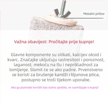 Platforma za brušenje kandži od papige za sladoled za ublažavanje dosade, matirana kandža, božur, xuanfeng, tigrova koža, zanimljiva interaktivna platforma za skakanje od vulkanskog kamena