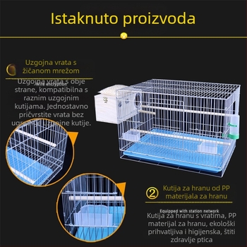 Novi veliki, podebljani, slabi pocinčani kavez za uzgoj, božur, kavez za papige, Xuanfeng, kukac, golub, veliki kavez za ptice