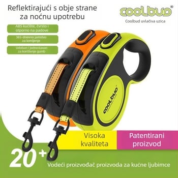 Povodac za kućne ljubimce, automatska uvlačiva povodac za pse, reflektirajuća povodac za pse, povodac za pse, veleprodaja povodaca za pse