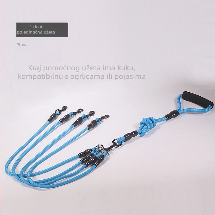Odvojiva uzica za dva psa s jednim povlačenjem, dvije uzice, dvoglava uzica za hodanje pasa, lanac za pse, plišani zlatni retriver, pribor za male i velike pse