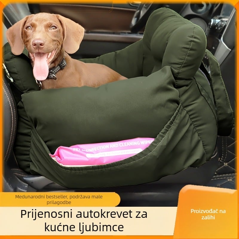 Hongrun Pet Products na zalihi Prijenosni eksplozivi Pseća kućica Putna kućica za pse Automobilska kućica za kućne ljubimce