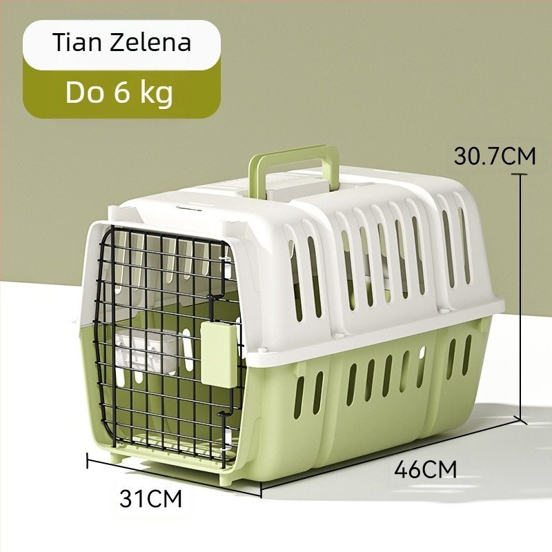 Jednostavna crna osnovna kutija za zrak United Airlinesa s velikim prostorom za prozračivanje, kutija za mačke i pse, veleprodaja opreme za kućne ljubimce