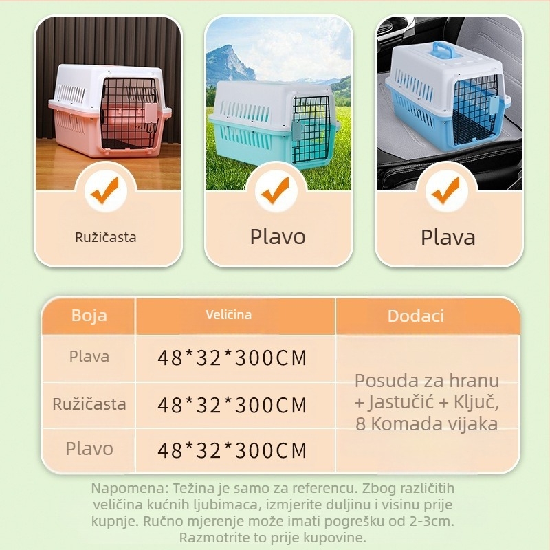 Zračna torba za mačke, kavez za kućne ljubimce, torba za mačke, prijenosna putna komora za prijevoz malih pasa u automobilu