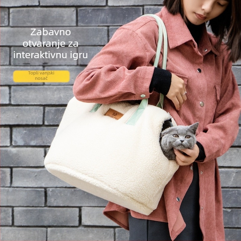 Dodopet torba za mačke, prozračna torba velikog kapaciteta za kućne ljubimce, torba za male pse i štence, putna torba za kućne ljubimce