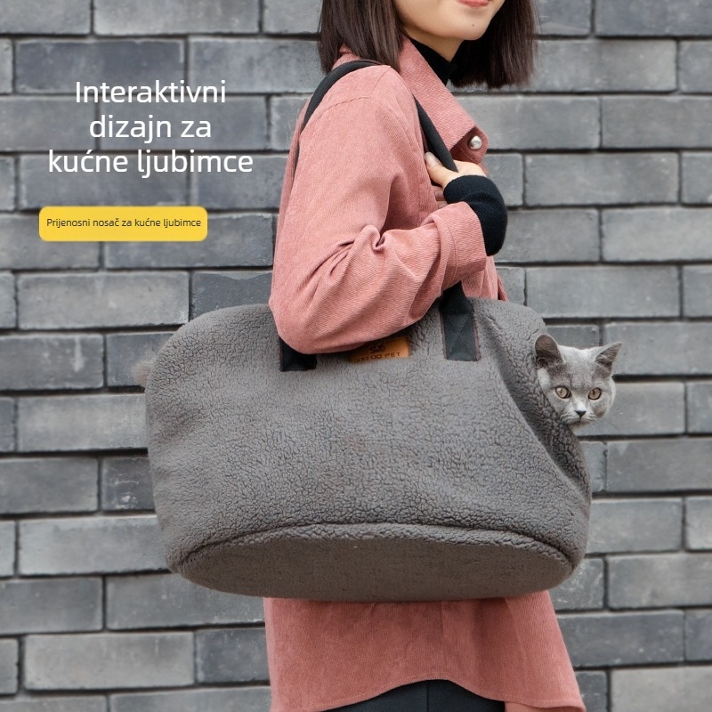 Dodopet torba za mačke, prozračna torba velikog kapaciteta za kućne ljubimce, torba za male pse i štence, putna torba za kućne ljubimce