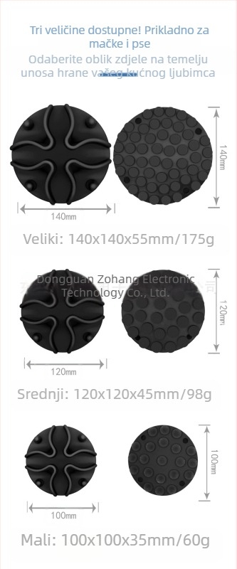 Novi proizvod na zalihi Silikonska zdjelica za lizanje kućnih ljubimaca, Vakuumska podloga za dijeljenje hrane za pse, Zdjelica za sporu hranu za kućne ljubimce protiv gušenja