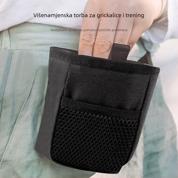 Prekogranična visokoprodavana torba za grickalice za kućne ljubimce, prijenosna torba za struk za izlete, torba za hranu za pse za šetnju na otvorenom