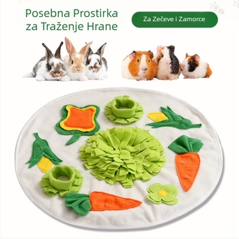 Prostirka za hranjenje za kuniće zamorce ublažava emocionalni miris Totoro zeca okrugle prostirke za kuniće Amazon New Pet Supplies