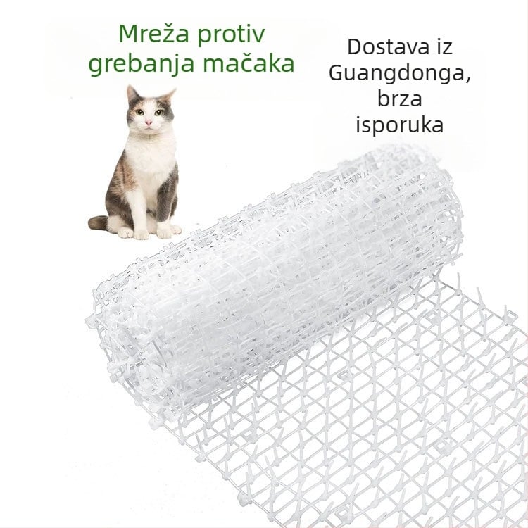 Vanjska mreža protiv mačaka u roli, krovna mreža protiv mačaka za cvijeće, plastična izolacijska mreža, prostirka protiv uboda mačaka, mreža protiv uboda mačaka