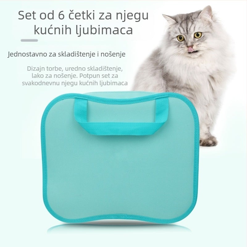 Set češljeva za kućne ljubimce, Češalj za linjanje pasa, Češalj za raspetljavanje, Češalj za njegu mačaka, Češalj za uklanjanje dlaka mačaka, Oprema za kućne ljubimce