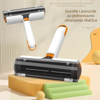 Četka za uklanjanje ljepljivih dlačica valjkastog tipa, za čišćenje dlaka kućnih ljubimaca, višenamjenska elektrostatička dvostrana četka za brijanje, za uklanjanje artefakata, periva