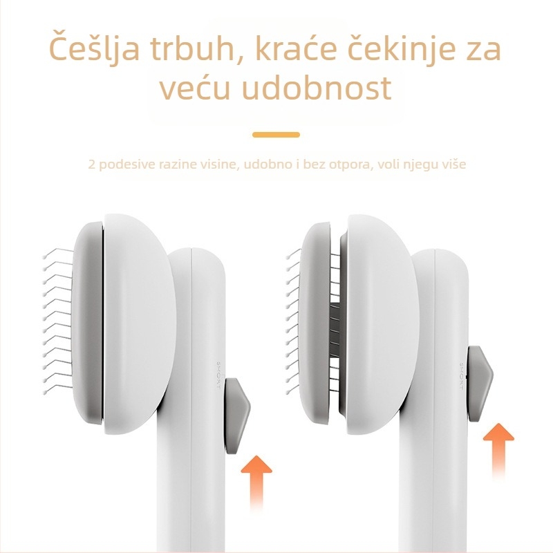 Prekogranični češalj za mačke za plutanje, češalj s iglom za dlaku, češalj za pse, četka za pse, artefakt češalj za mačke, pribor za kućne ljubimce