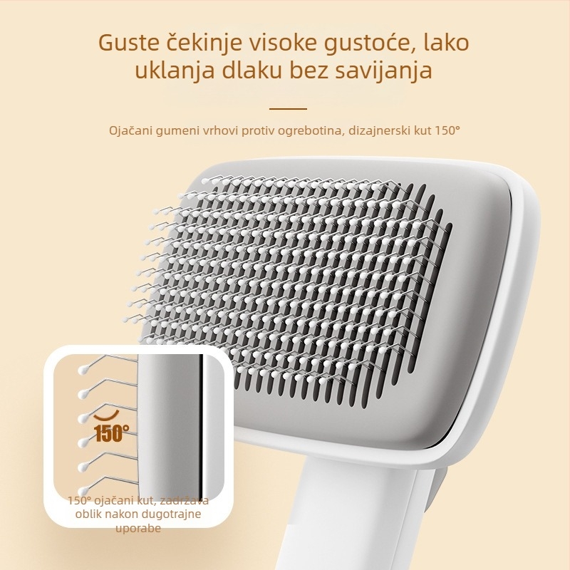 Prekogranični češalj za mačke za plutanje, češalj s iglom za dlaku, češalj za pse, četka za pse, artefakt češalj za mačke, pribor za kućne ljubimce