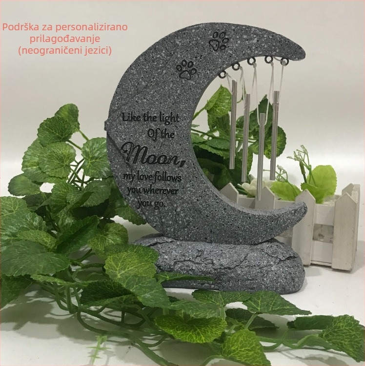 Prekogranično mjesto može se prilagoditi ugraviranim mjesecom, vjetrenim zvonom, nadgrobnim spomenikom, ukrasom za dvorište od smole, komemoracijom za kućne ljubimce, mačke i pse.