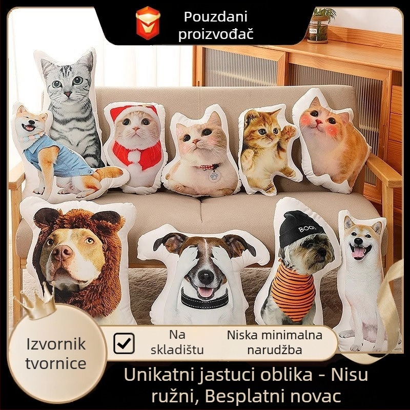 Izvanzemaljski DIY Buda Mali pratilac 3D jastuk bez obruba za ispis fotografije bez bijelog ruba smiješna skulptura od pijeska lutka tvornička prilagodba