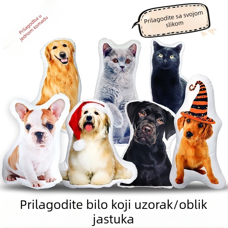 Izvanzemaljski DIY Buda Mali pratilac 3D jastuk bez obruba za ispis fotografije bez bijelog ruba smiješna skulptura od pijeska lutka tvornička prilagodba