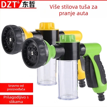 ČAROBNO CRIJEVO vrtna cijev za vodu 3 puta teleskopska cijev za vodu autopraonica visokotlačni vodeni pištolj za zalijevanje cvijeća 15m 30m