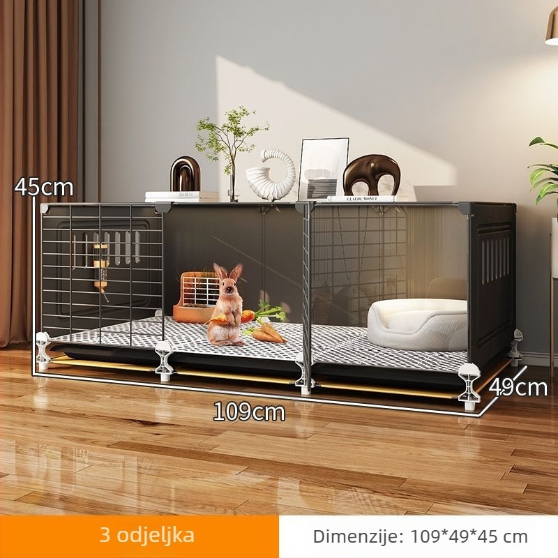 Kavez za zečeve Kućno gnijezdo za spavanje u zatvorenom prostoru Gnijezdo za zečeve Protiv prskanja urina Posebna vila Velika Ekstra velika Nizozemska svinja Zamorac