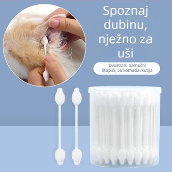 Štapići za uši kućnih ljubimaca Pamučni štapići za čišćenje ušiju mačaka Čišćenje ušiju za pse i mačke Pribor za čišćenje ušiju
