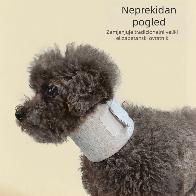Amazon novi prsten za vrat kućnih ljubimaca, podesivi udobni rukav za vrat kućnih ljubimaca, postoperativni rukav za vrat pasa protiv lizanja