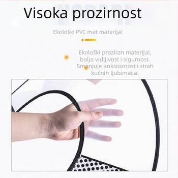 Elizabeth Circles Ogrlica za mačke i pse Pokrivalo za glavu Protiv lizanja Protiv ogrebotina i ugriza Shame Circles Sterling Insekticid Repelent Ovratnik Mekani krugovi