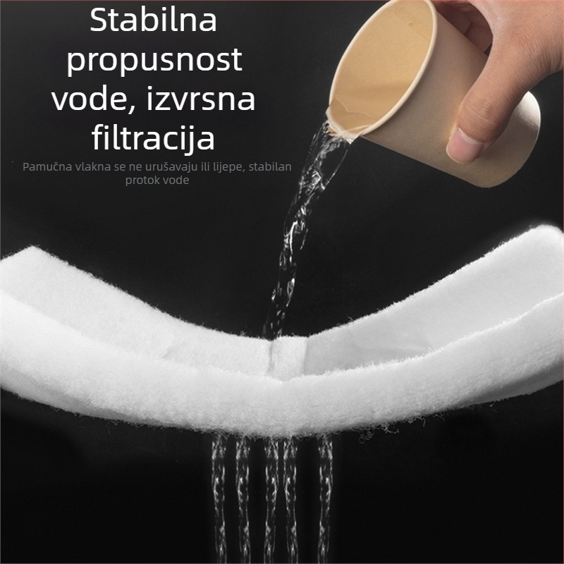 Filter za akvarij, pamuk, poseban filter za pročišćavanje visoke gustoće, mrežasti filter za akvarij, uzgoj riba, poseban filter, pamučni filter za akvarij