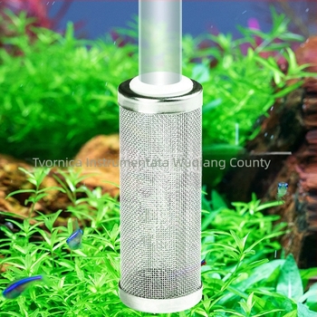 Zaštitna čahura od nehrđajućeg čelika za ulaz vode u akvarij, cijev filtera za akvarij u usisni otvor, zaslon filtera