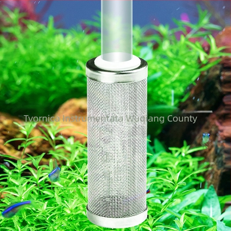 Zaštitna čahura od nehrđajućeg čelika za ulaz vode u akvarij, cijev filtera za akvarij u usisni otvor, zaslon filtera