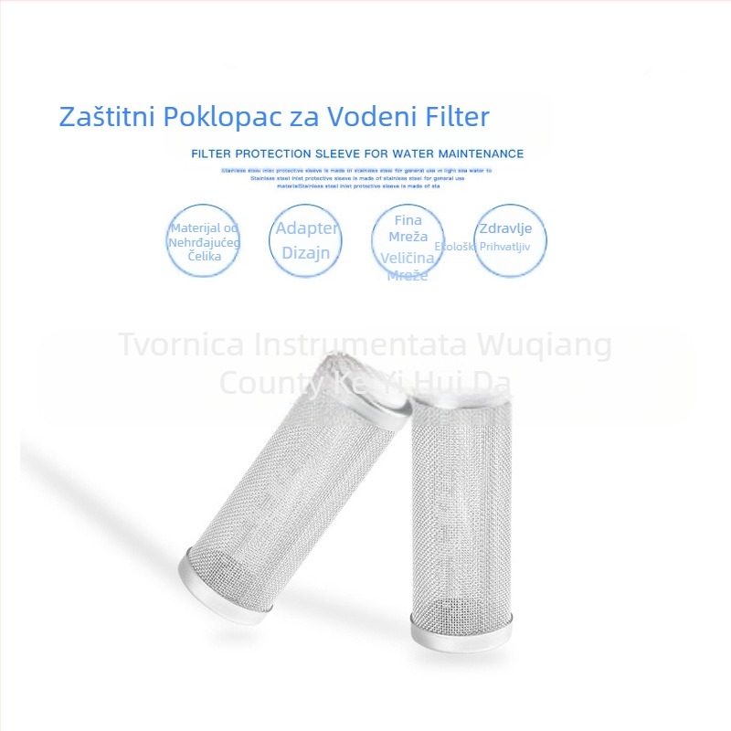 Zaštitna čahura od nehrđajućeg čelika za ulaz vode u akvarij, cijev filtera za akvarij u usisni otvor, zaslon filtera