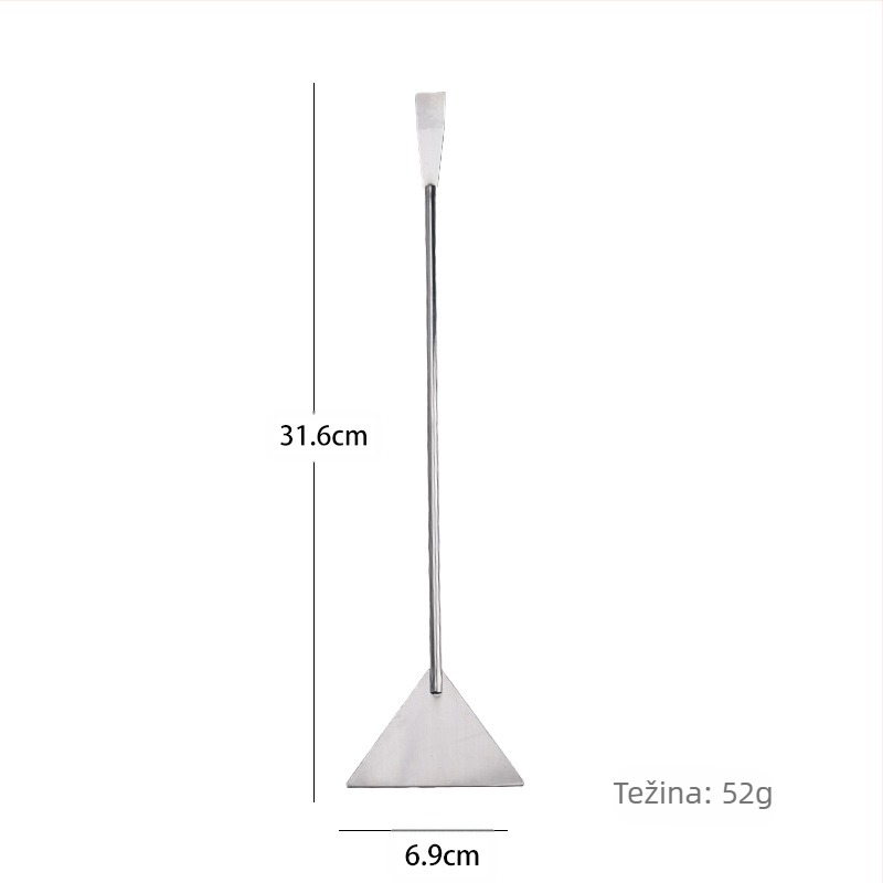 Četka za čišćenje akvarija, alati za čišćenje vode, ravna lopata za pijesak od nehrđajućeg čelika, strugač za mahovinu, lopata za uklanjanje vodenih algi za akvarij