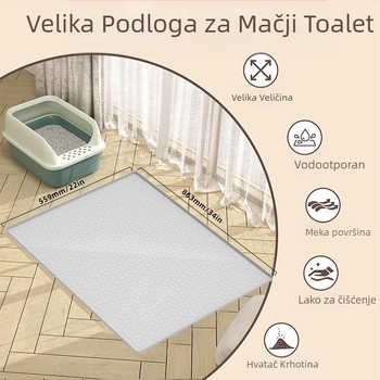 Prostirka za kućne ljubimce, vodootporna prostirka za mačke protiv urina, prostirka za spavanje pasa, velika silikonska prostirka za mačji pijesak, podloga za pseći kavez