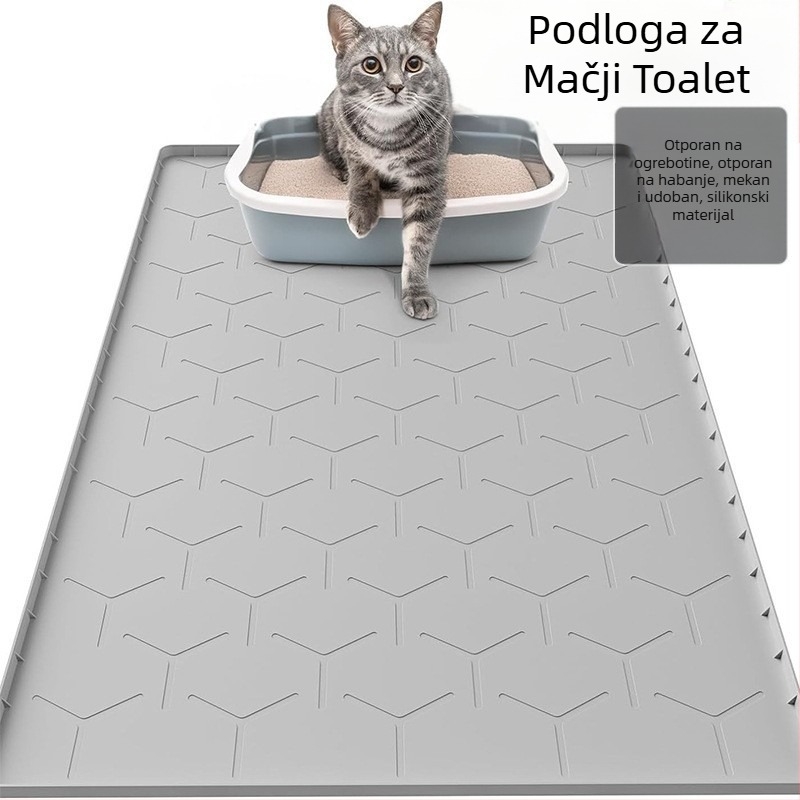 Prostirka za kućne ljubimce, vodootporna prostirka za mačke protiv urina, prostirka za spavanje pasa, velika silikonska prostirka za mačji pijesak, podloga za pseći kavez