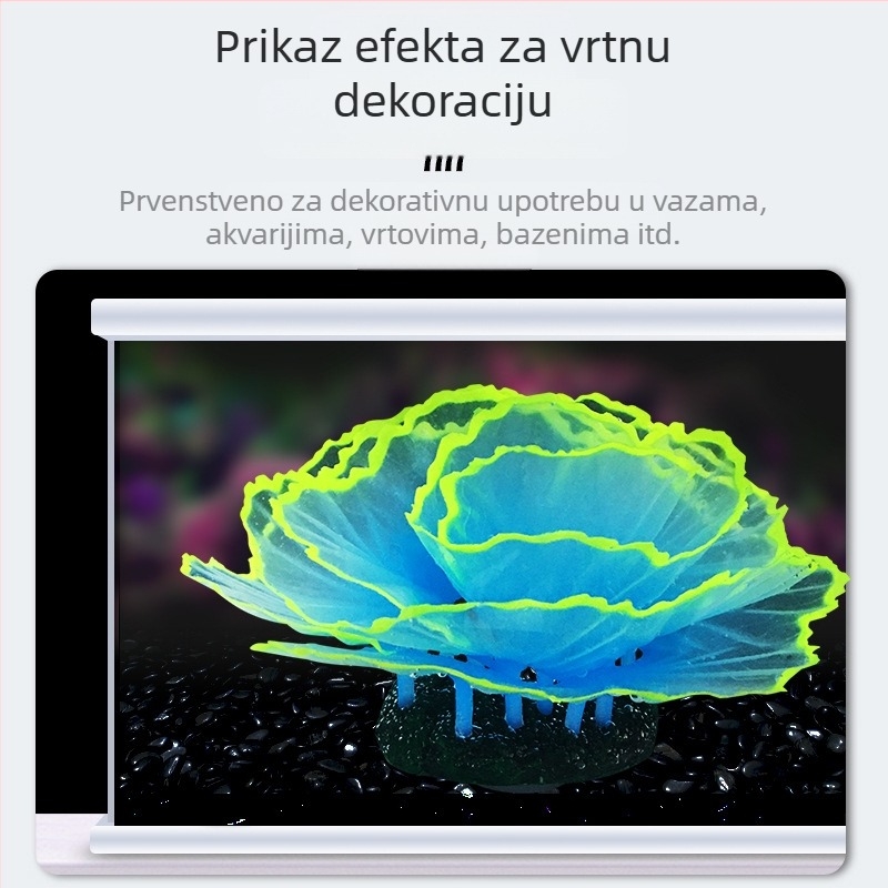 Ukrasi za akvarij Ukrasi za akvarij Uređenje okoliša Simulacija koralja Zelena salata Koralj Svjetleći podvodni svijet Mali krajolik