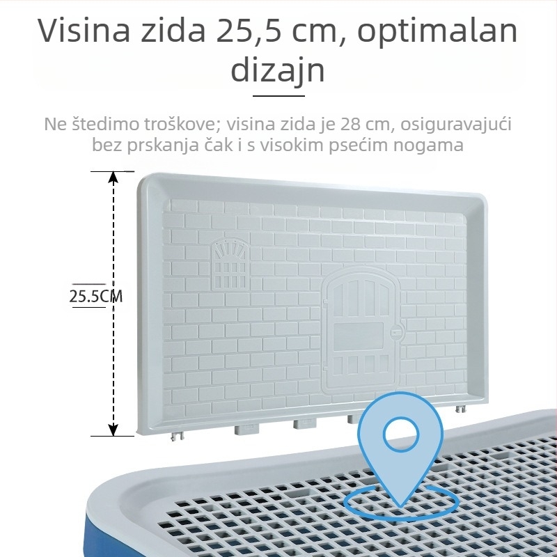Prekogranični popularni pseći WC za male i srednje pse, Ekstra veliki pisoar, Pisoar, Umivaonik za pijesak, Artefakt izmeta, Oprema za kućne ljubimce